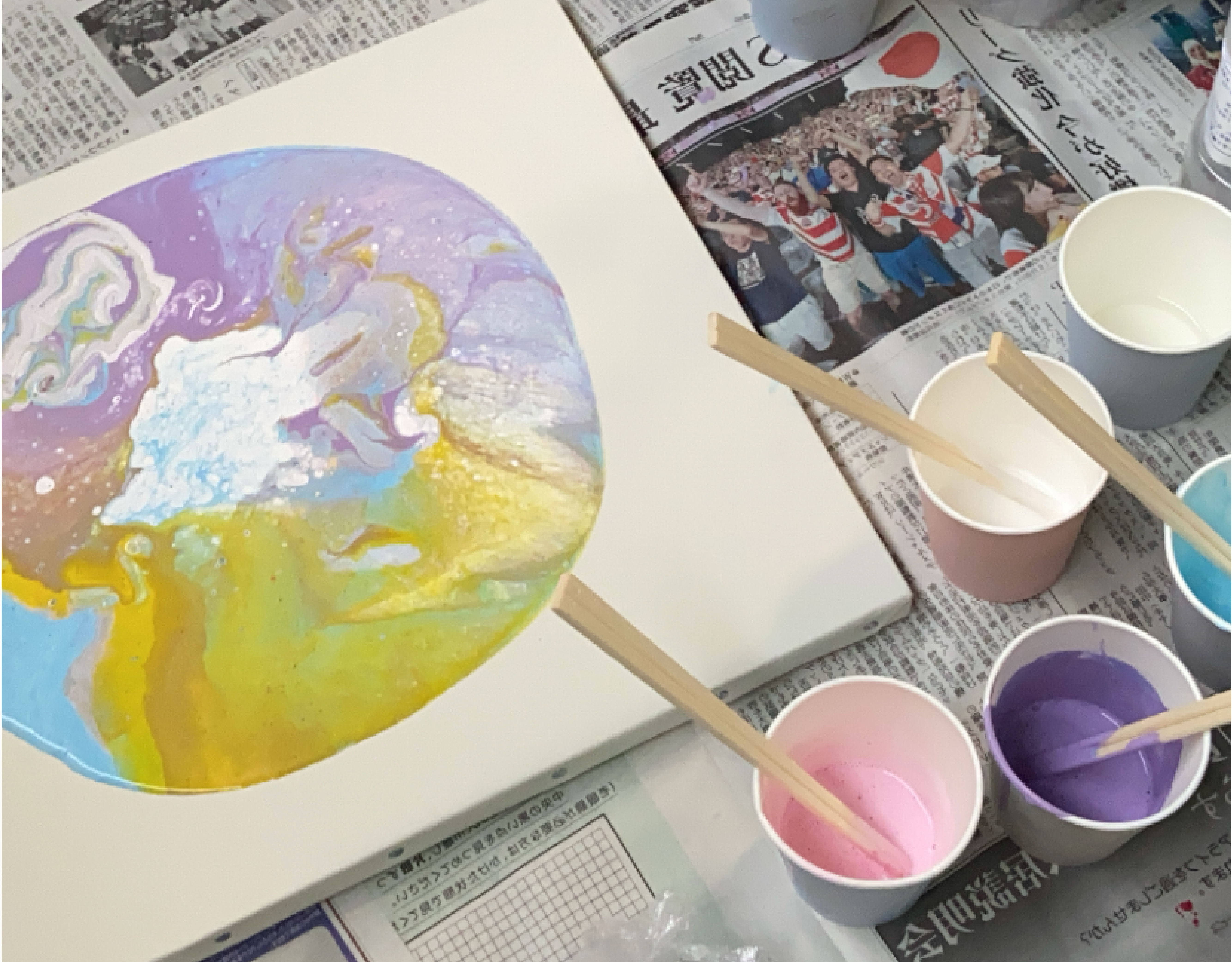 海老名 簡単に作れるインテリア ポーリングアート 体験イベント開催！