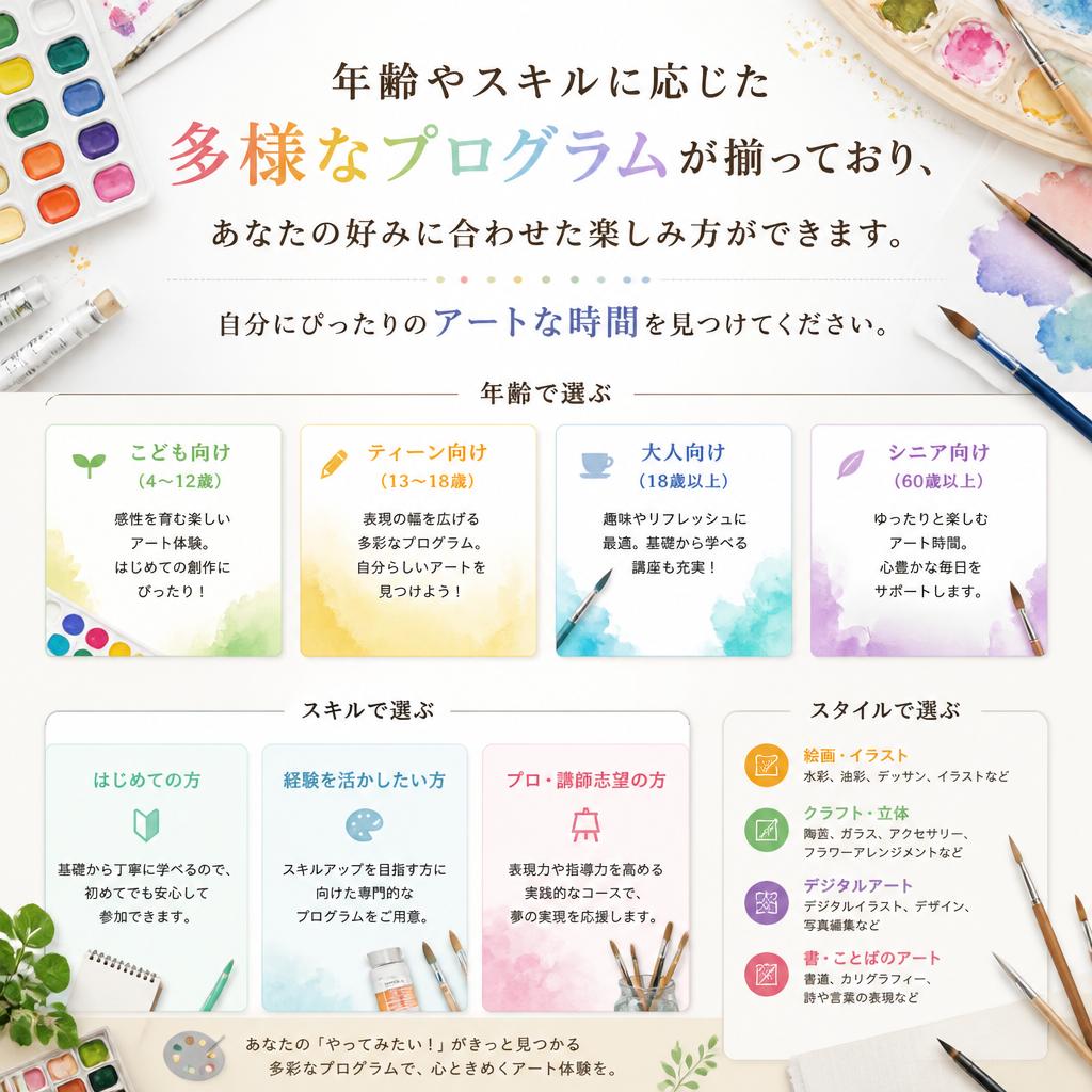 多彩なプログラム