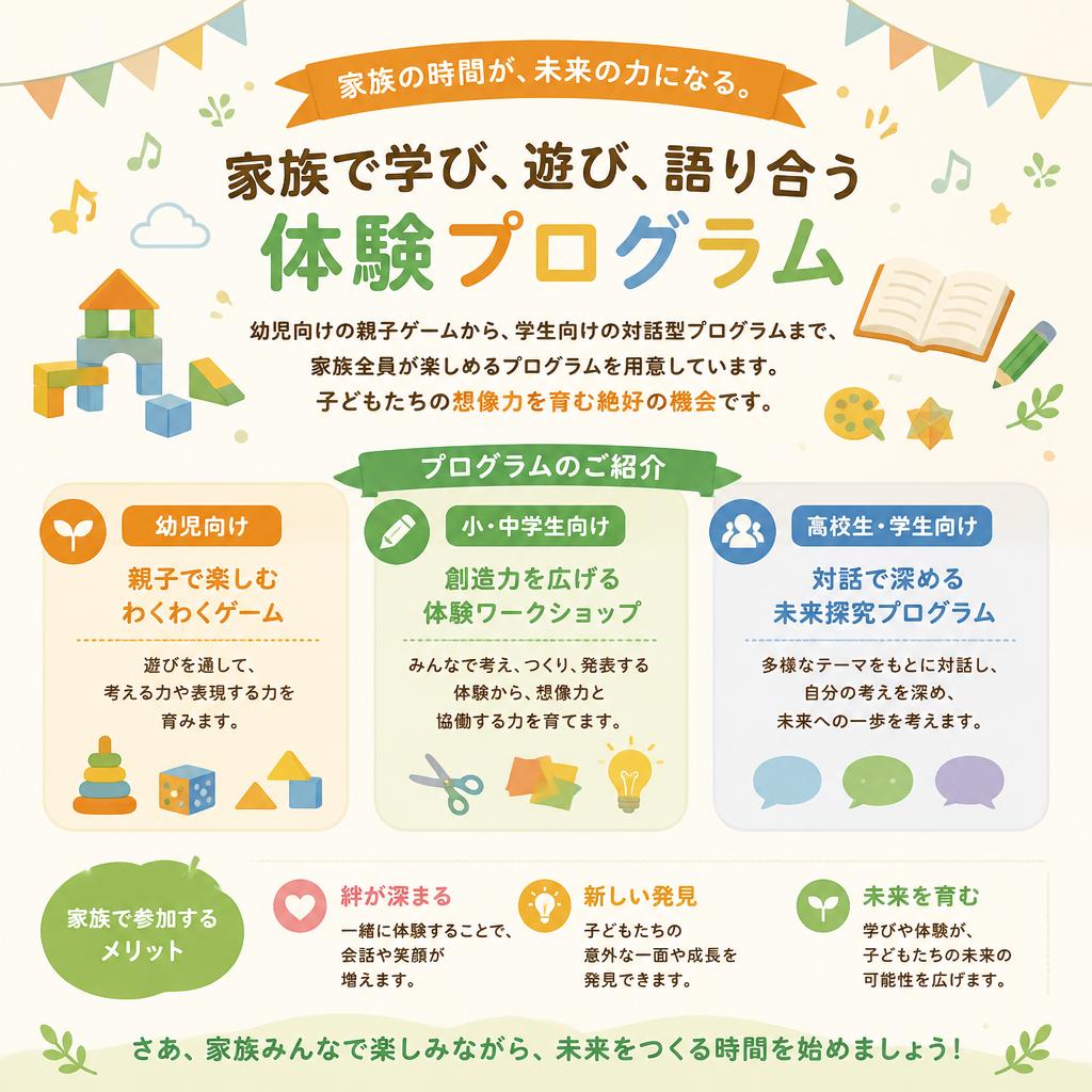 家族向けの楽しいプログラム
