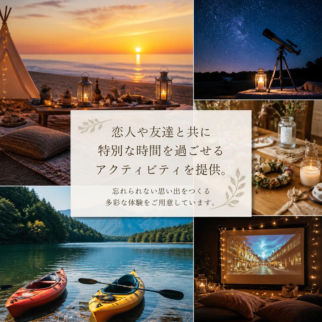 5. デートに最適な体験型プログラム