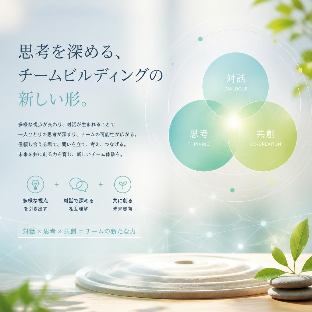 思考を深めるチームビルディングの新しい形。
